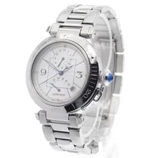 Cartier Pasha de W31037H3 38mm SS Silver Dial Automatic #C5136 2