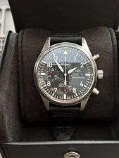 IWC Pilot Chronograph IW371701 Stainless Steel 42mm Black Dial 2