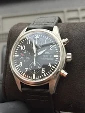 IWC Pilot Chronograph IW371701 Stainless Steel 42mm Black Dial 3