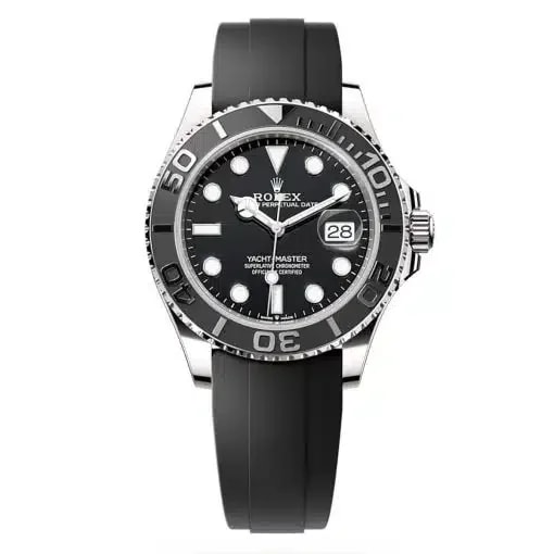 Worldofluxuryus — Rolex Yacht-Master 18K White Gold & Black Ceramic — Watch — resale