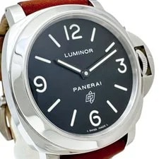 Panerai Luminor Pam00000 Watches Stainless Steel/leather Hand Winding Black... 2