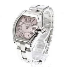 Cartier — Cartier Roadster SM W62017V3 31mm SS Pink #C19146 — Watch — resale