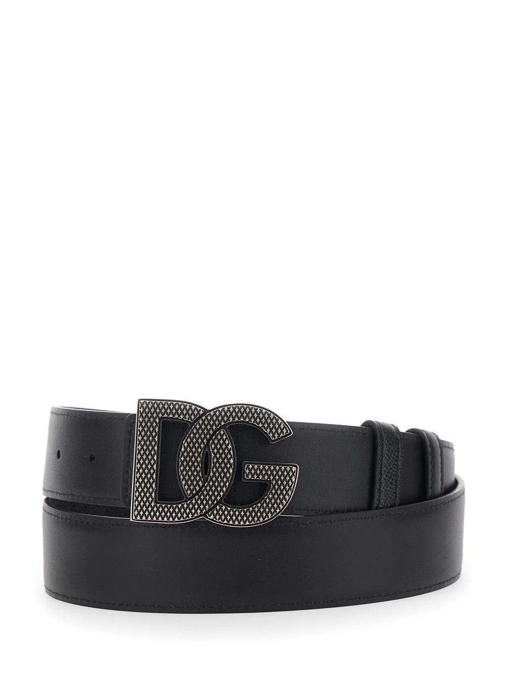 Dolce & Gabbana Logo Buckle Belt — 3