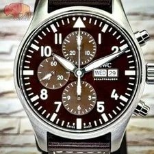 2019 IWC de Saint Chronograph IW377713 43mm W/original Box and Papers 2