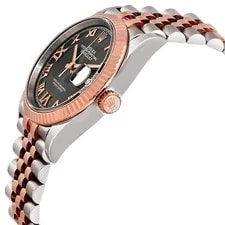 Rolex Datejust 36 Dark Rhodium Diamond Dial Steel and 18kt Everose Gold Jubilee 2