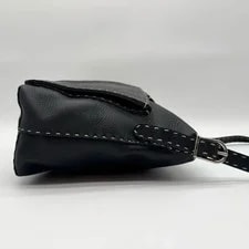 Fendi Stitching Crossbody Auth 3