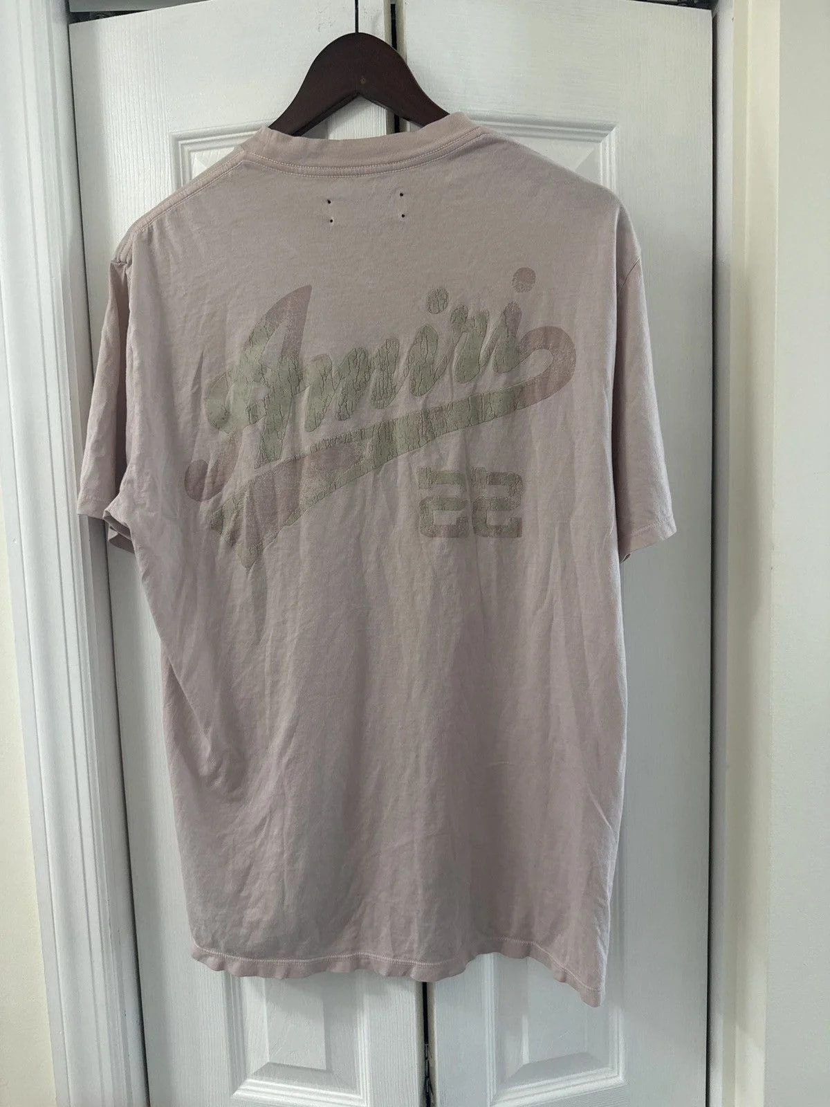 Amiri — Amiri 22 Tee / Distressed Logo — streetwear — resale