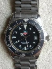 Tag Heuer — TAG Heuer 2000 Professional 973.013 Black 200m Quartz From JP — Watch — resale