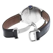 Cartier Ballon Bleu W69017Z4 36mm SS Silver Dial Automatic Leather Strap #C276 3