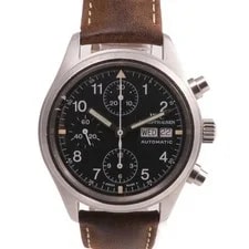 IWC — IWC Pilot's Chronograph IW370603 Automatic Stainless Steel Black — Watch — resale