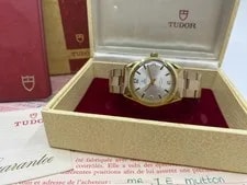 Gold Tudor Oyster Prince Automatic - Full Set Rolex Bracelet 3
