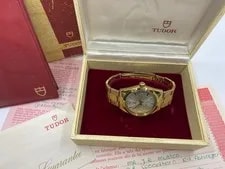 Gold Tudor Oyster Prince Automatic - Full Set Rolex Bracelet 4