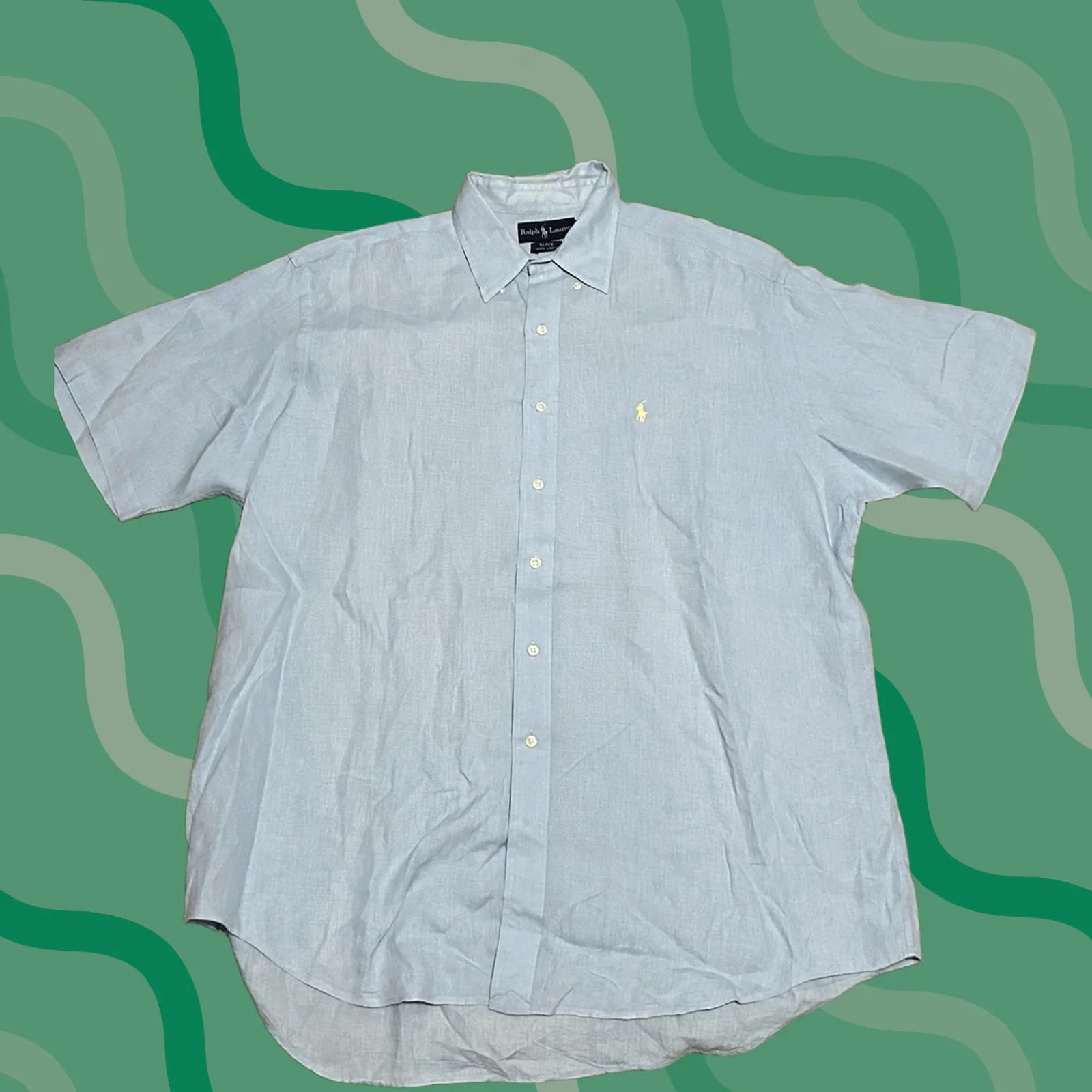Polo Ralph Lauren — Polo Ralph Lauren Shirt XL Button Collared Pony Short Sleeve — streetwear — resale