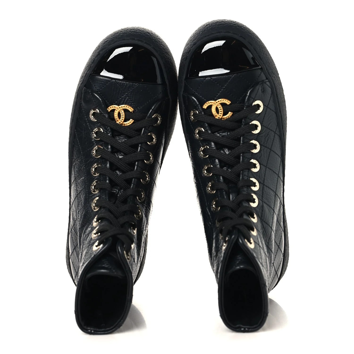 Crumpled Cap Toe CC Stitched High Top 37.5 2