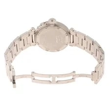 Cartier Pasha C Big Date W31044M7 Stainless Steel 35mm White Dial #DW2713 4