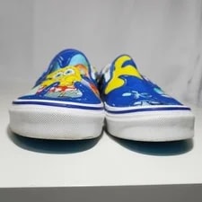 Vans X SpongeBob SquarePants Alohabob Slip on Skate Shoes M8 W9.5 3
