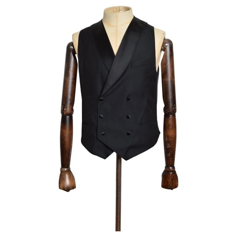 Alexander McQueen — 2007 Alexander McQueen Double Breasted Tailored Suit Waist Coat — Clothing — resale