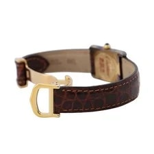 Cartier Tank Must W1006354 Stainless Steel / Gold Plated / Leather #TZW453 2