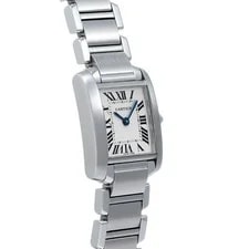 Cartier Tank W51008Q3 ( 2384) 18mm Silver #WW3735 3