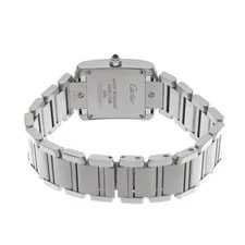 Cartier Tank W51008Q3 ( 2384) 18mm Silver #WW3735 4