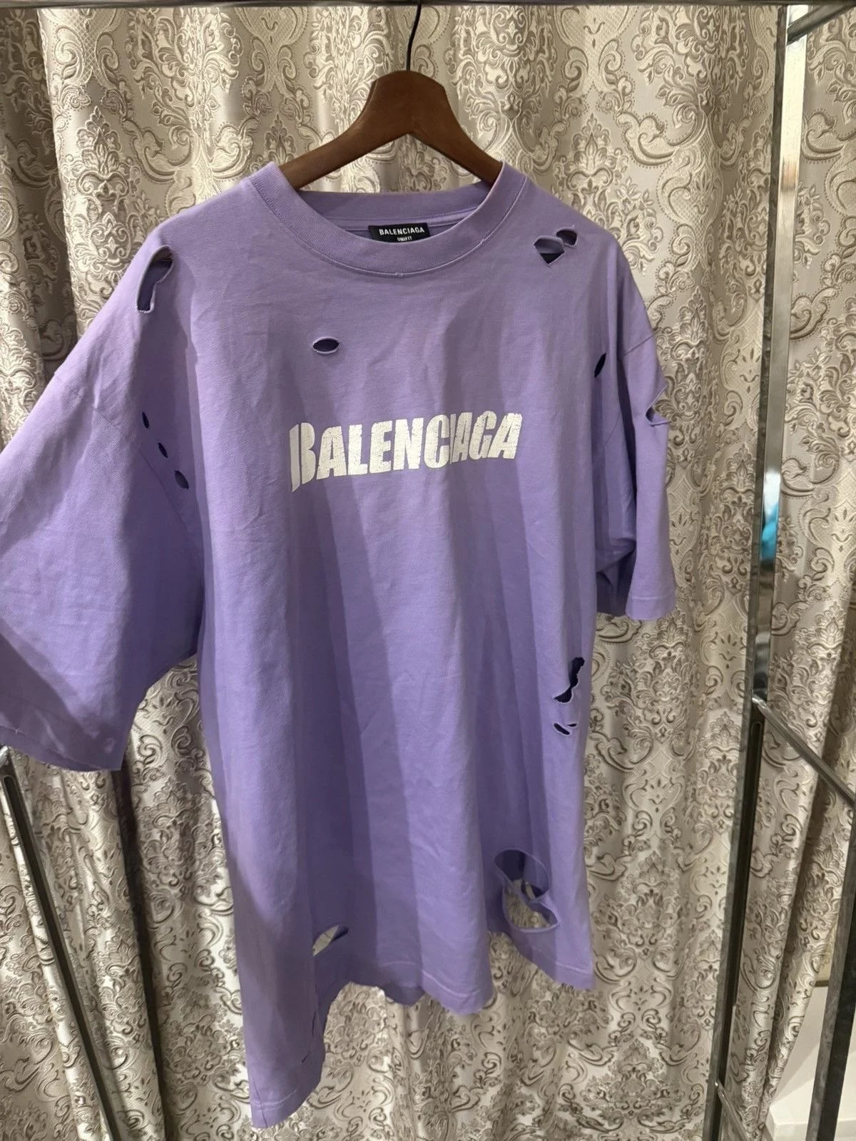 Balenciaga — Balenciaga Destroyed T-Shirt — streetwear — resale