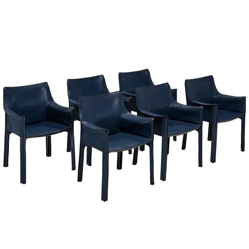 Mario Bellini — Mario Bellini Set of Six CAB 413 Dining — Furniture — resale