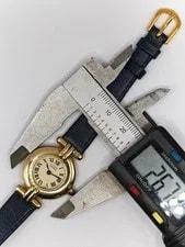 Cartier Must de Colisee Vermeil 590002 SV925 GP Quartz W432 4