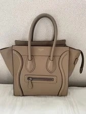 Celine — Celine Luggage Greige Old Logo — Handbag — resale