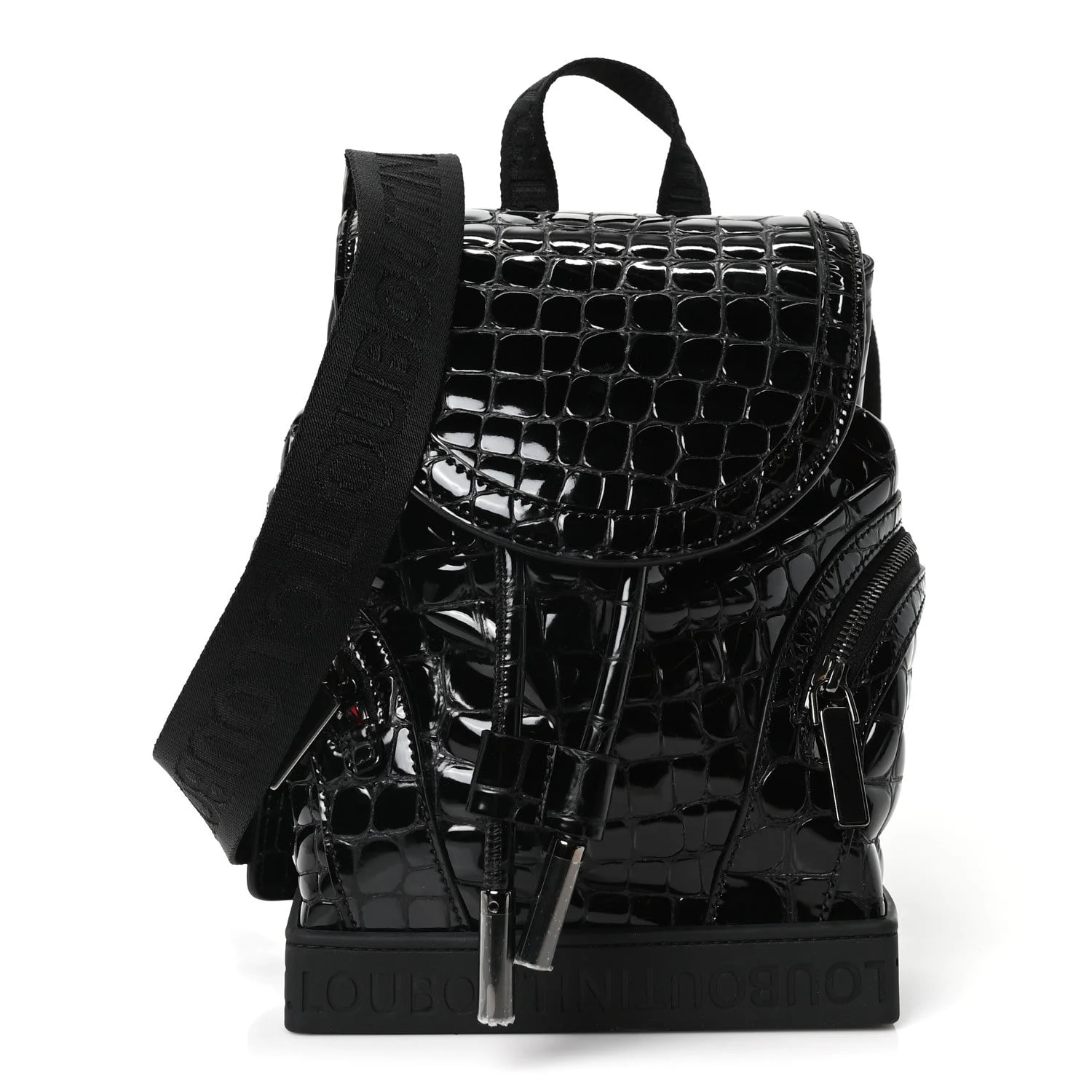 Christian Louboutin — Embossed Small Explorafunk Backpack — Handbag — resale