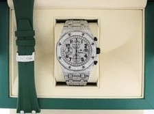 Audemars Piguet — Audemars Piguet Royal Oak Offshore Chrono Iced Out 26020ST With 2 Straps 42mm — Watch — resale