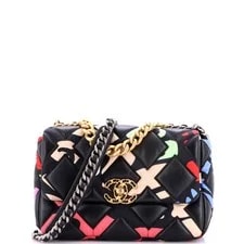 Chanel — Chanel 19 Flap and Printed Medium — Handbag — resale