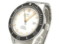 [Overhauled/Refinished] IWC Aquatimer GST Silver IW353603 Automatic From Japan 3