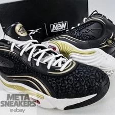 Reebok US 9 White Gold Answer 3 AEW Wrestling Swerve 100246191 3