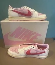 Size 10.5- Jordan 1 Retro Low OG SP Tropical IQ7604-101IN Hand 2
