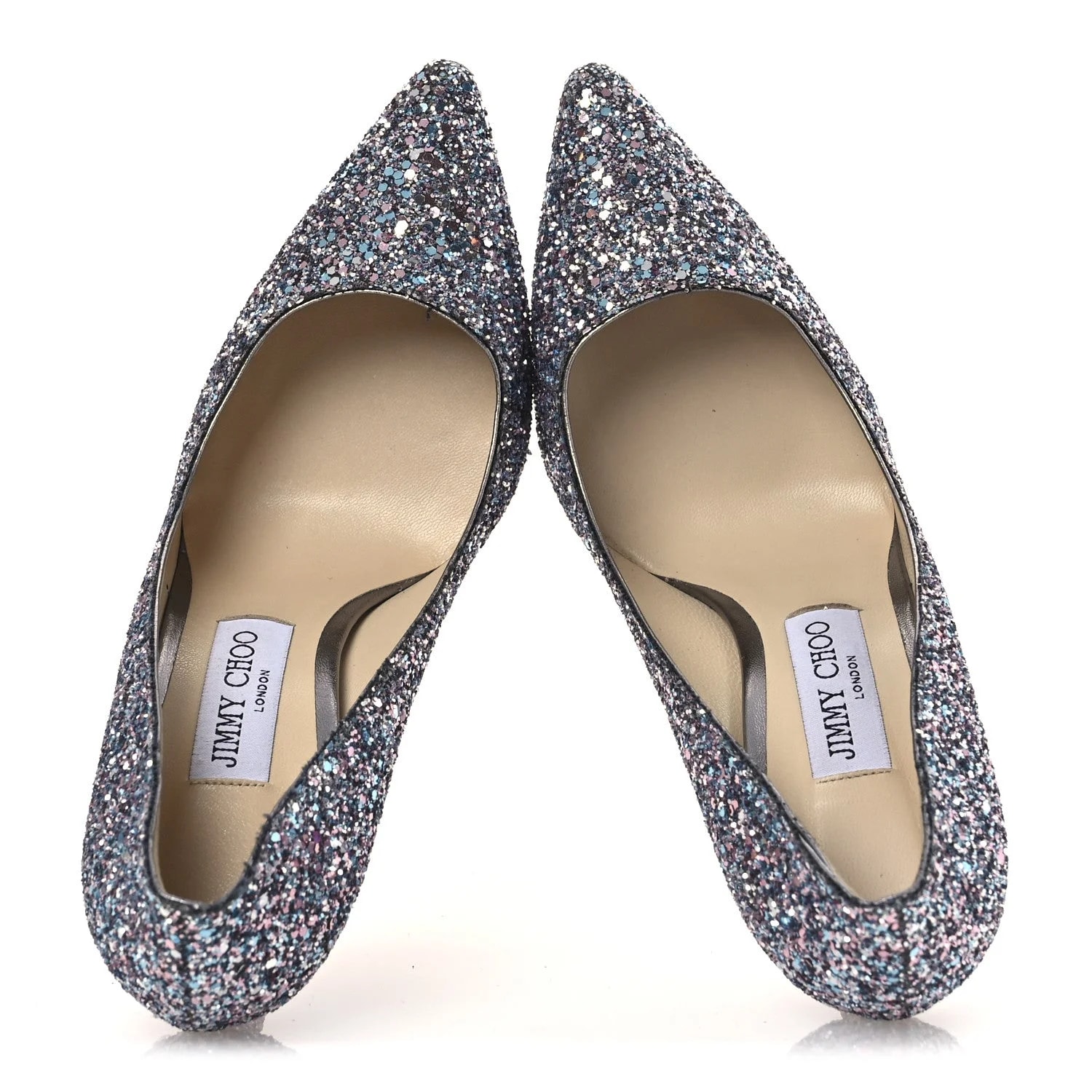 Coarse Glitter Degrade Pointy Toe Romy 100 40 4