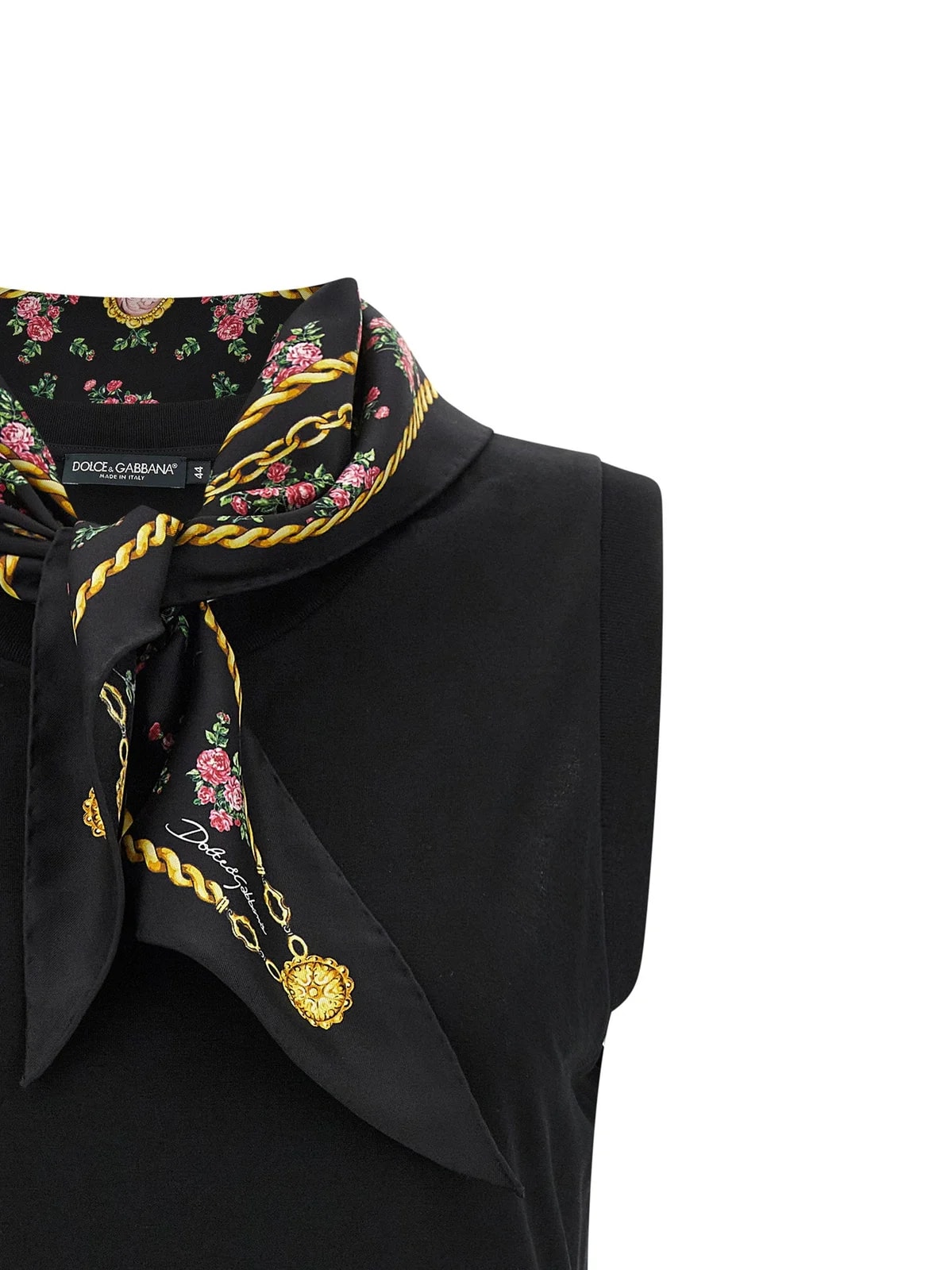 Dolce & Gabbana T-Shirt With Scarf 4
