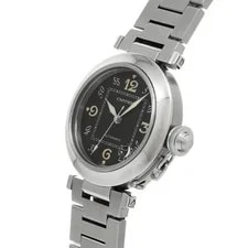 Cartier Pasha C W31043M7 ( 2324) 35mm Stainless Steel Black #WW2987 2