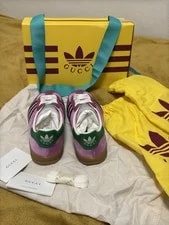 New Gucci X Adidas Gazelle Size 42 Limited Edition HQ7084 Sneakers 4