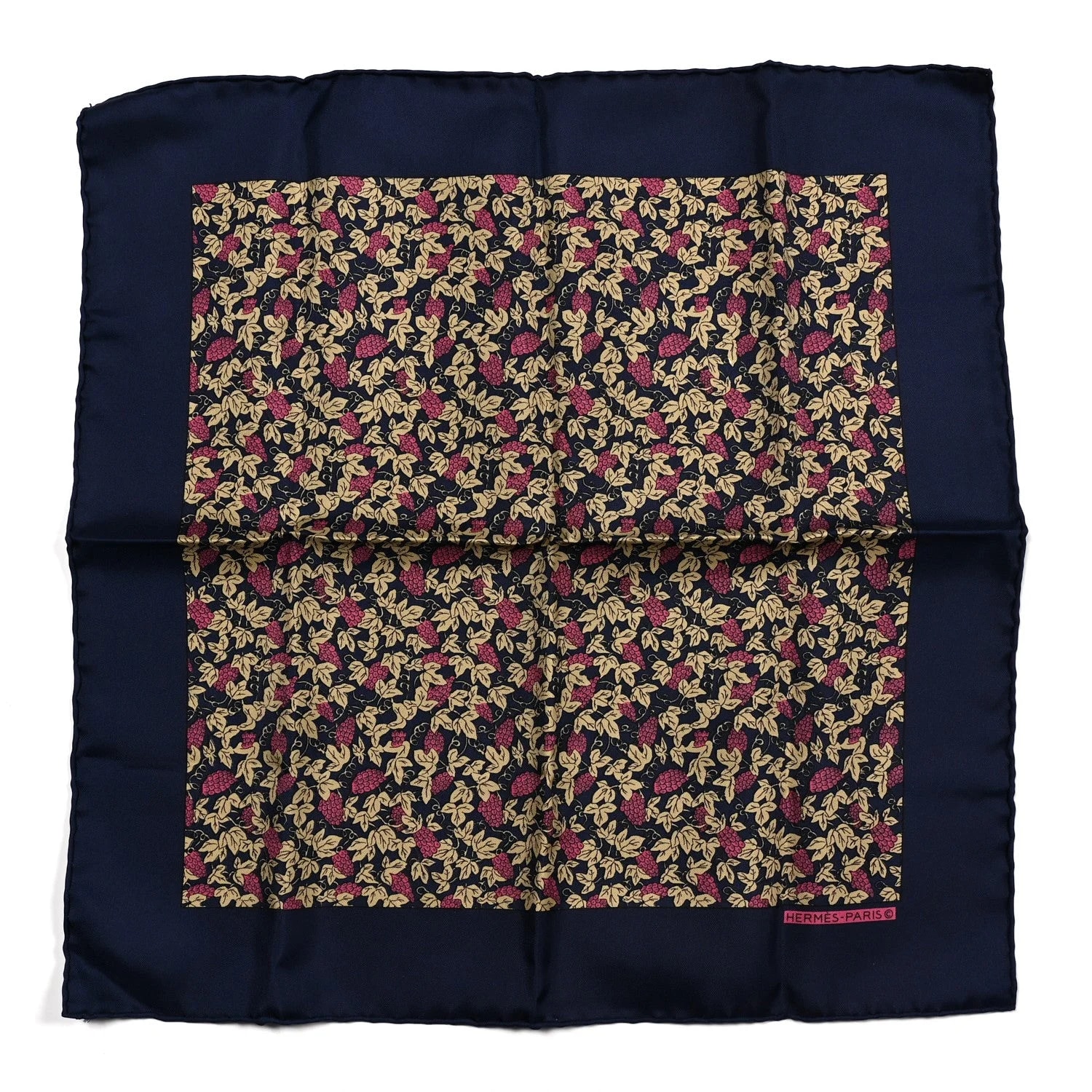 Hermès — Grape Vines Pocket Square 45 — Accessory — resale