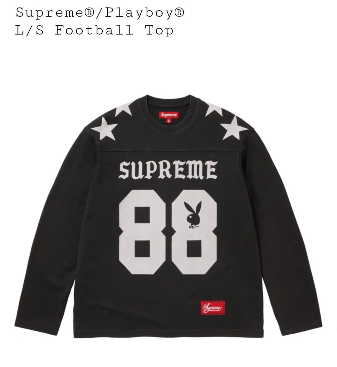 Supreme X Playboy L/S Football Top 2
