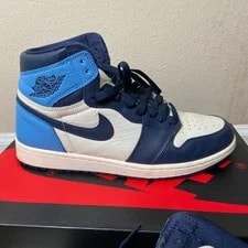 Jordan 1 Retro High OG 2019 Size 10.5 Used With Box 555088-140 2