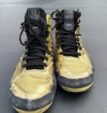 Asics JB Elite 3 C736N Wrestling Boy’s Size 3.5 Jordan Burroughs ! 2