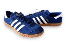 2021 Adidas Originals Hamburg Vicblu Ftwwht Gum H01786 Us11 2