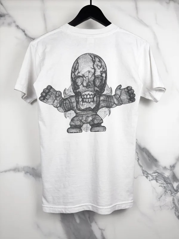 Hearts Foti Skull Logo Pocket Tshirt 3