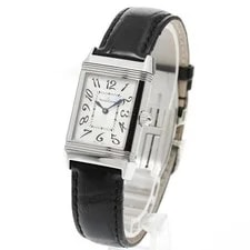 Jaeger-lecoultre Reverso Classic 256.8.75/Q2568402 23mm SS Silver / Black #C2164 2