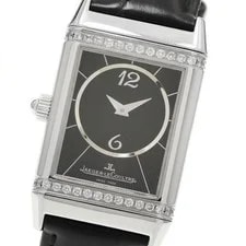 Jaeger-lecoultre Reverso Classic 256.8.75/Q2568402 23mm SS Silver / Black #C2164 3