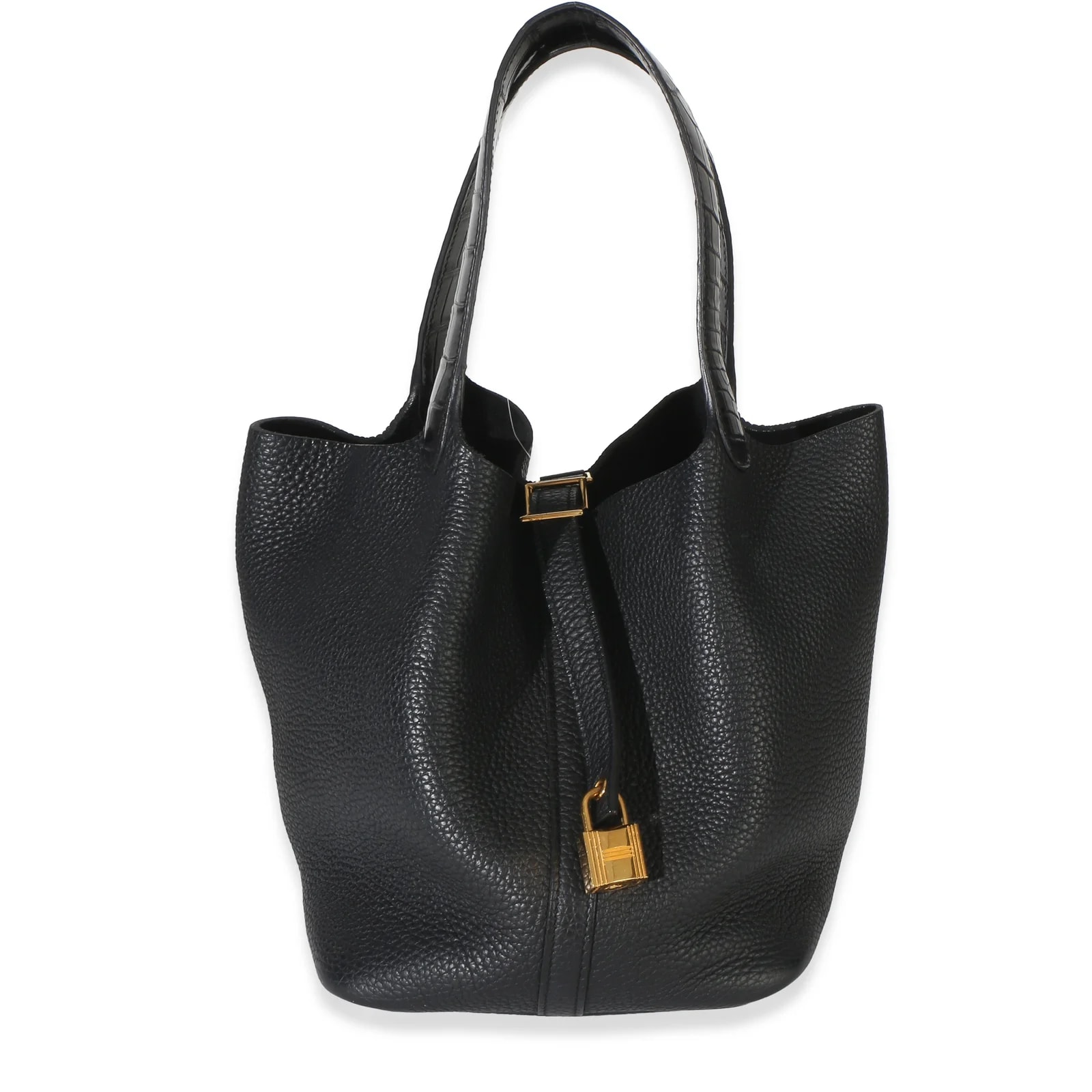 Hermès — Hermès Matte Touch Picotin Lock 22 Ghw Exotic; — Handbag — resale