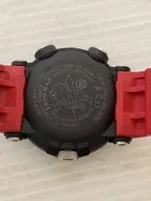 Casio Solar G Shock Analog Rubber BLK RED From Japan 3