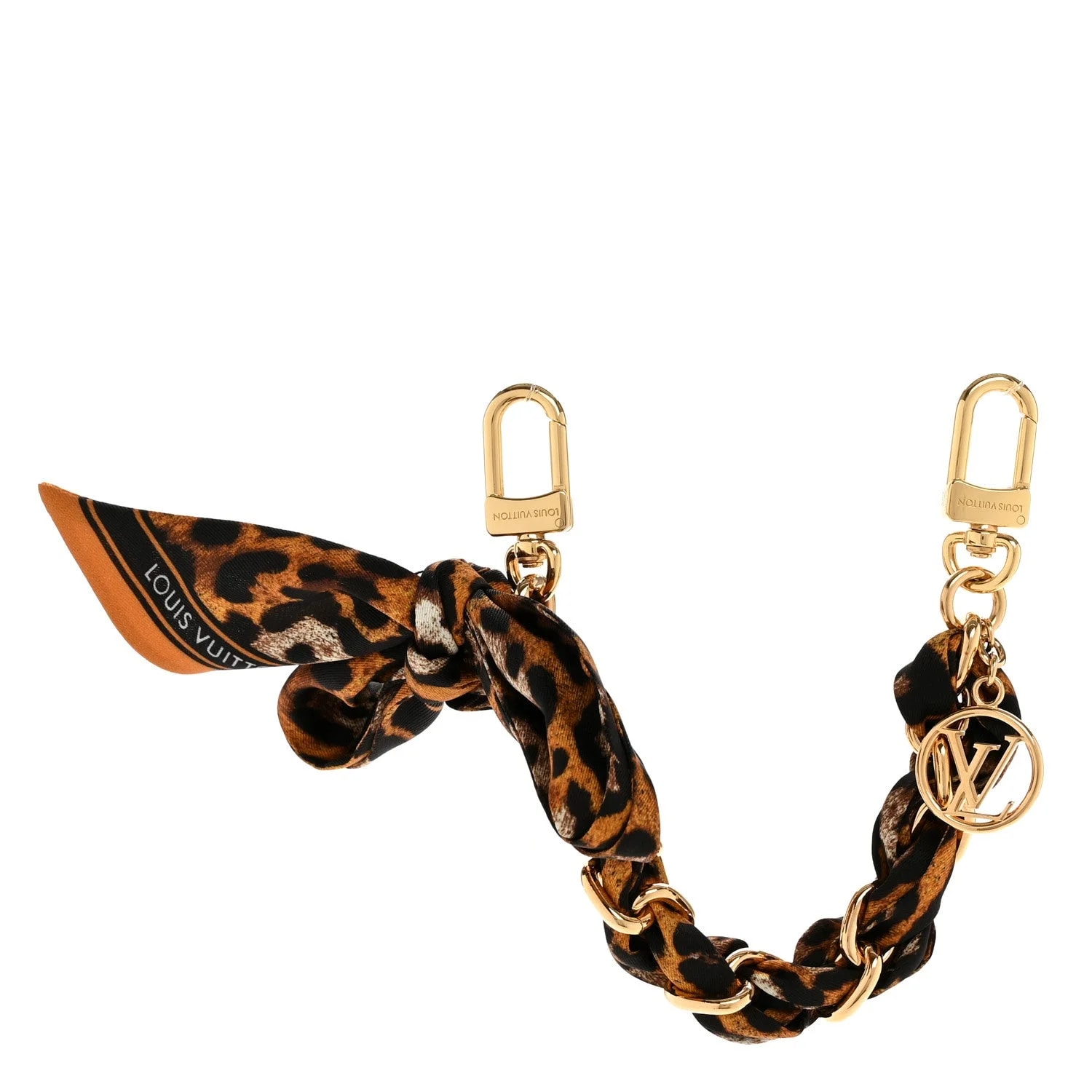 Louis Vuitton — Braided Leopard Bag Charm — Accessory — resale