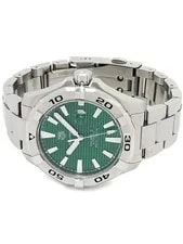 TAG Heuer Aquaracer Caliber 5 WAY2015.BA0927 43mm Green Dial Box Card #T274 2